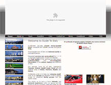 Tablet Screenshot of guidetoitaly.net